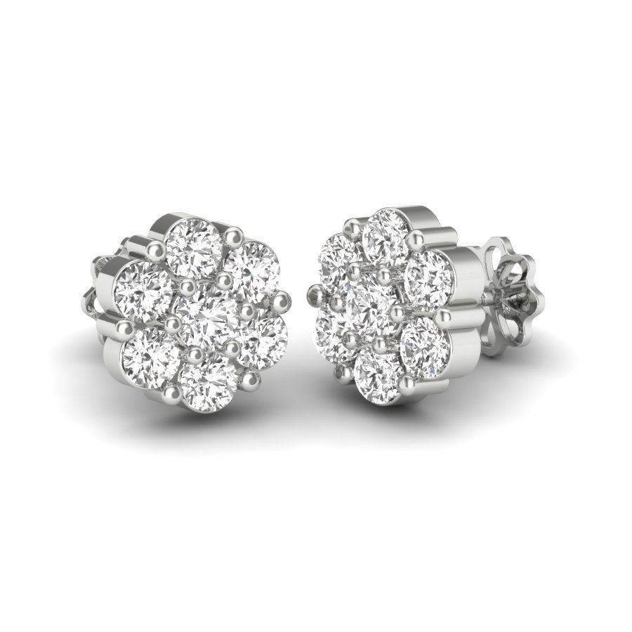 Adam Designer American Diamond Stud Earring For Women And Girls - 02