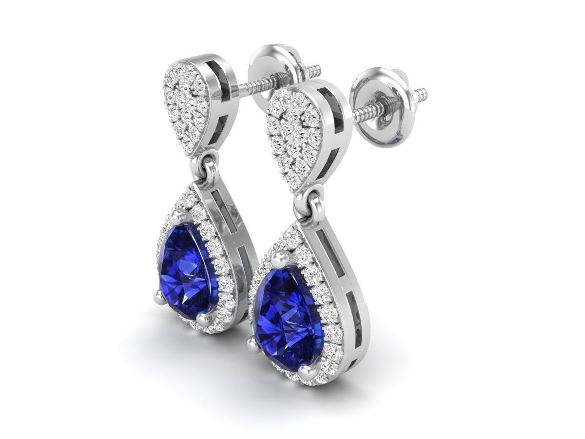 Adam Designer American Diamond Stud Earring For Women And Girls - 06