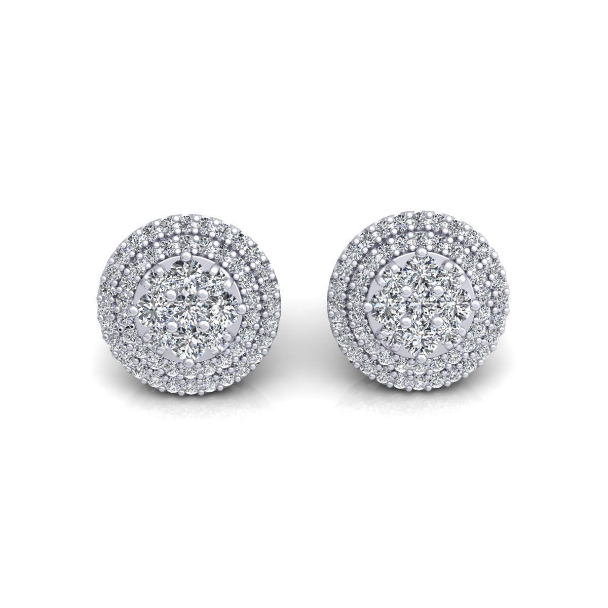 Adam Designer American Diamond Stud Earring For Women And Girls - 04