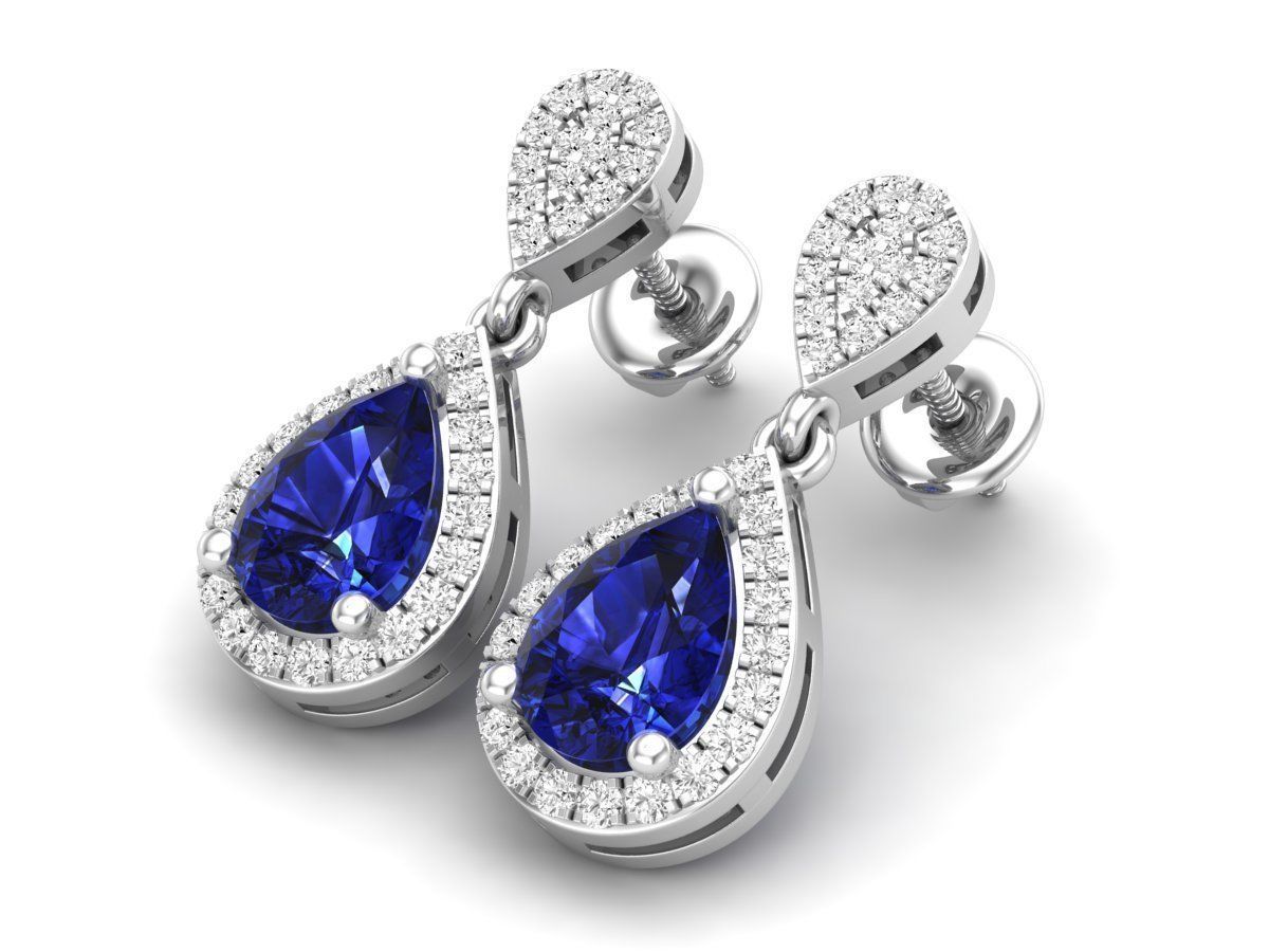 Adam Designer American Diamond Stud Earring For Women And Girls - 06