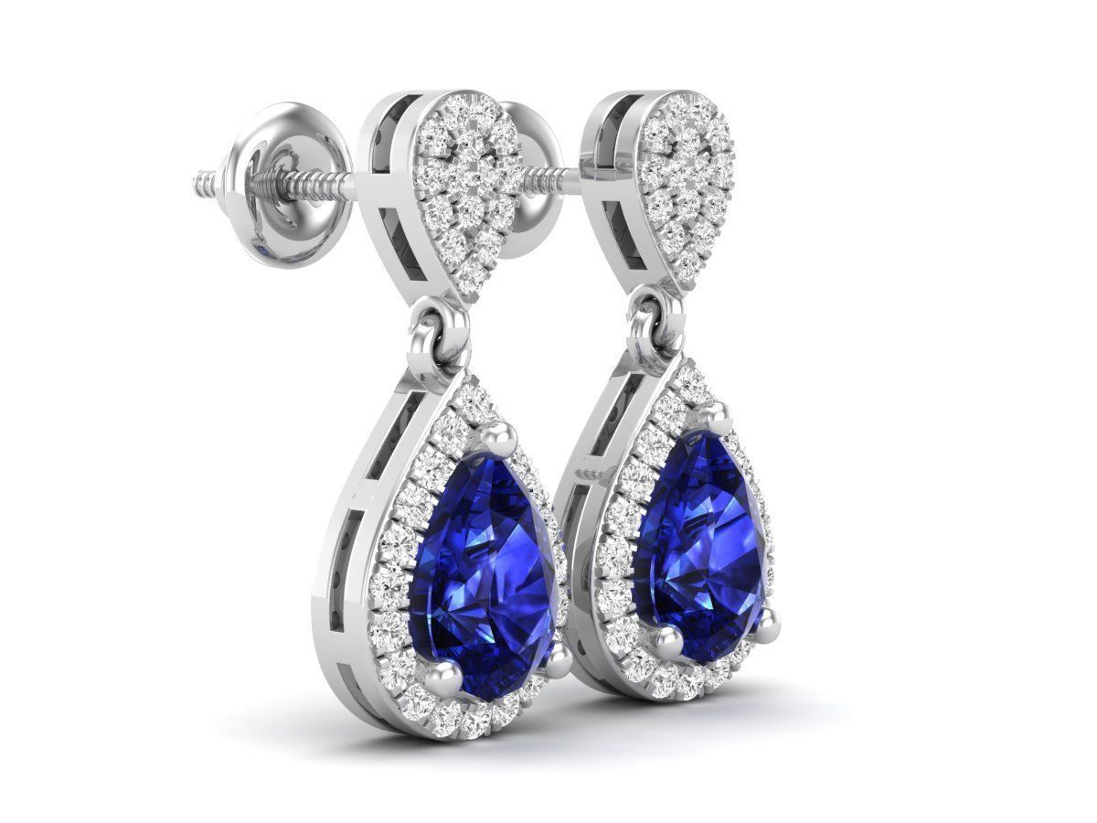 Adam Designer American Diamond Stud Earring For Women And Girls - 06
